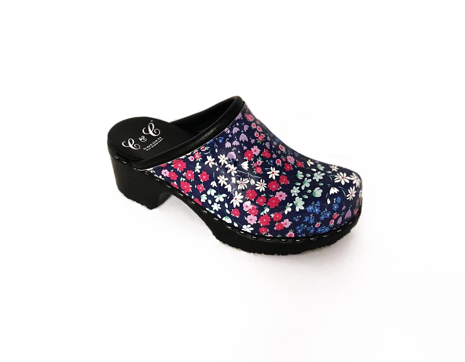 C&C SWEDEN Women's Classic Open Back Nursing Clogs - Comfortable Slip-On Shoes for Nurses, Healthcare Workers & Hospital Use