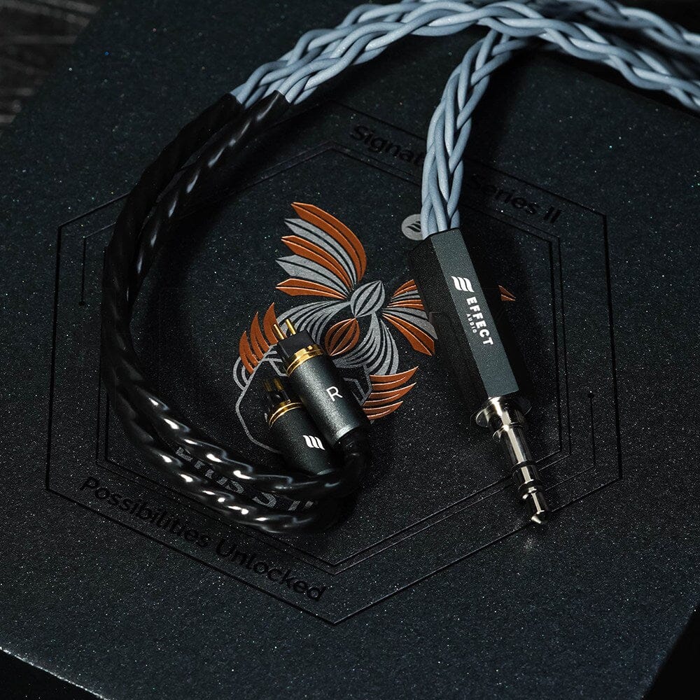 Effect Audio Signature Series II Eros S II 8-Wire Premium Earphone Cable - Upgrade Your Audio Experience for Music Lovers & Audiophiles