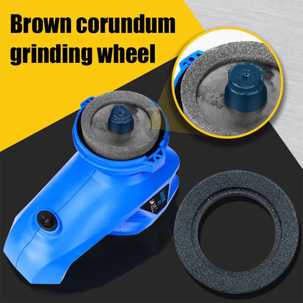 Power Drill Bit Sharpener for Twist Bits 3-12mm - High-Speed Steel, Masonry, Carbide, Cobalt & Tin-Coated Bits - Electric Grinding Machine for DIY, Woodworking & Metalworking Projects