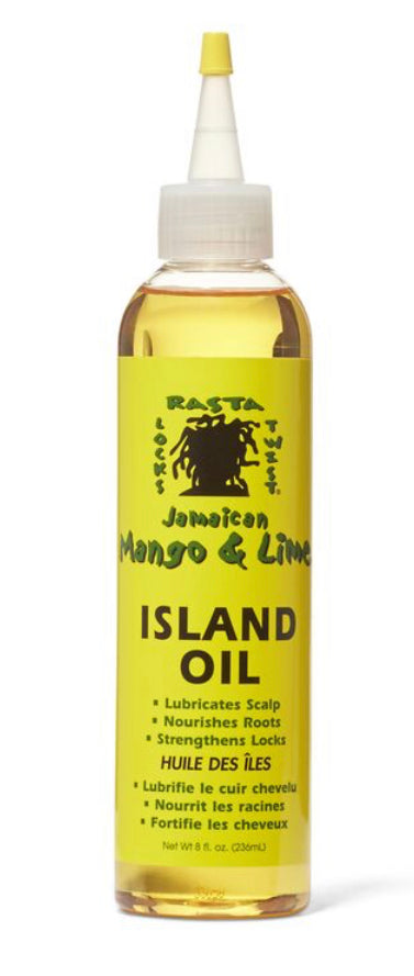 Jamaican Mango & Lime Island Oil 8oz - Moisturizing Hair & Scalp Treatment for Natural, Curly & Dry Hair - Perfect for Daily Hydration & Styling