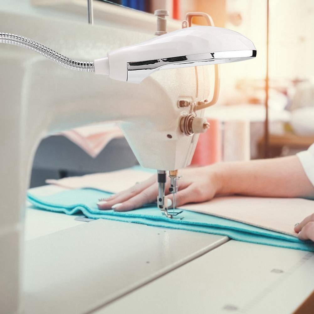 18pcs Flexible Gooseneck LED Desk Lamp - Adjustable Brightness Sewing & Craft Light for Home, Workshop, Office, School - Perfect for Lathes, Drill Presses, Reading & Study