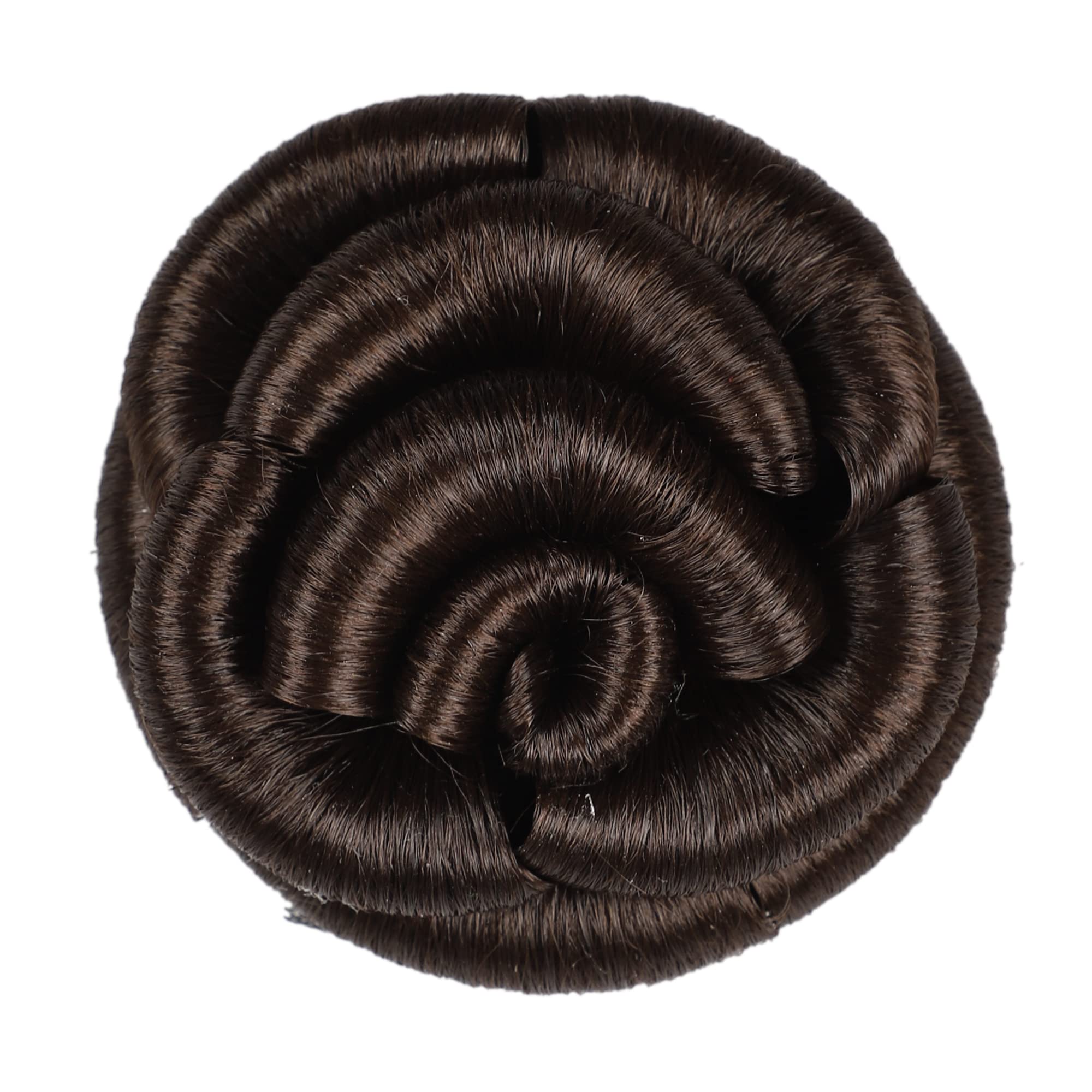Natural Juda Hair Bun for Women - Brown Hair Styling Accessories for Daily & Party Use