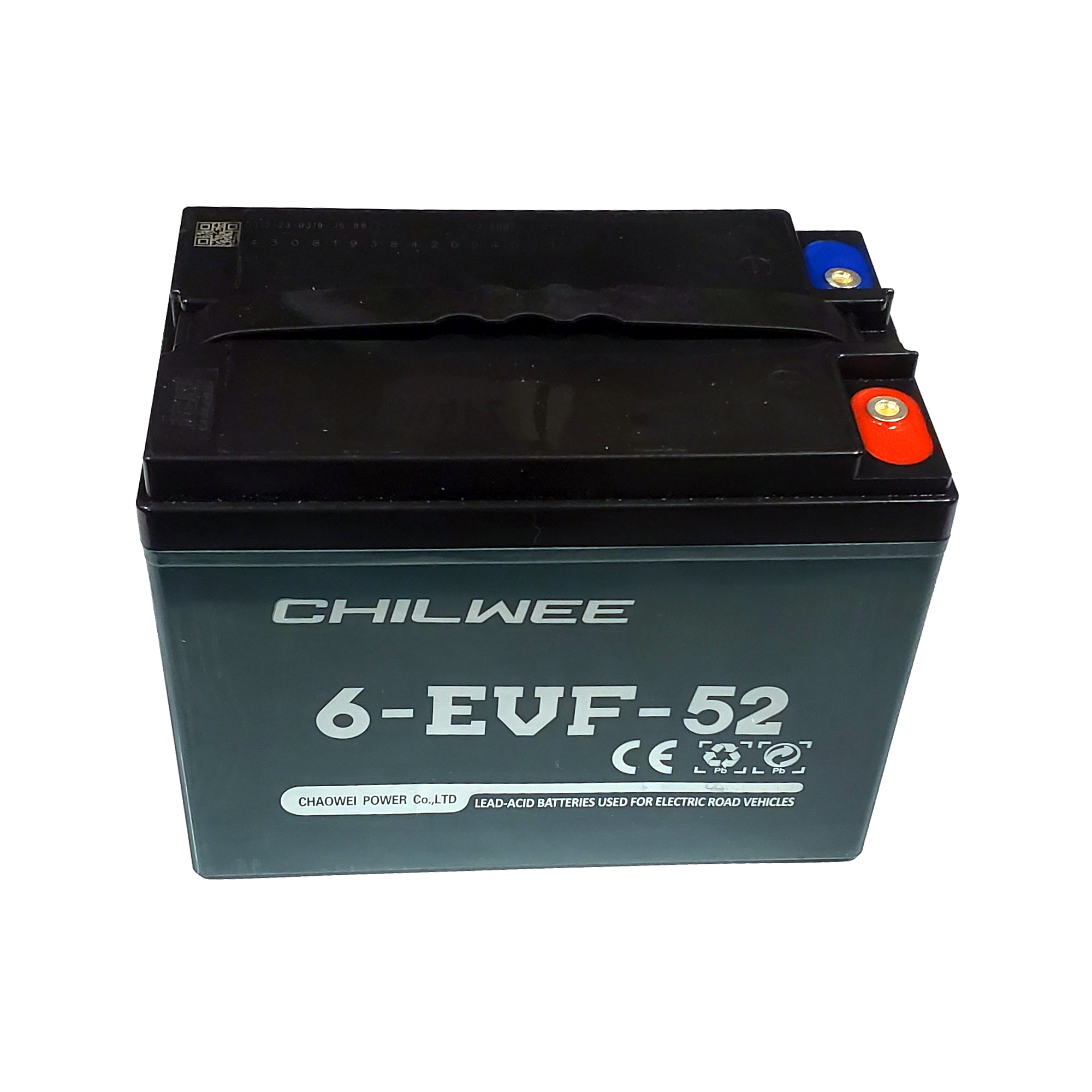 12V 52Ah Lithium Iron Phosphate (LiFePO4) Battery - Deep Cycle Rechargeable Battery for Electric Vehicles, Solar Power Systems & Marine Applications - Perfect for Golf Carts, RVs and Off-Grid Energy Storage
