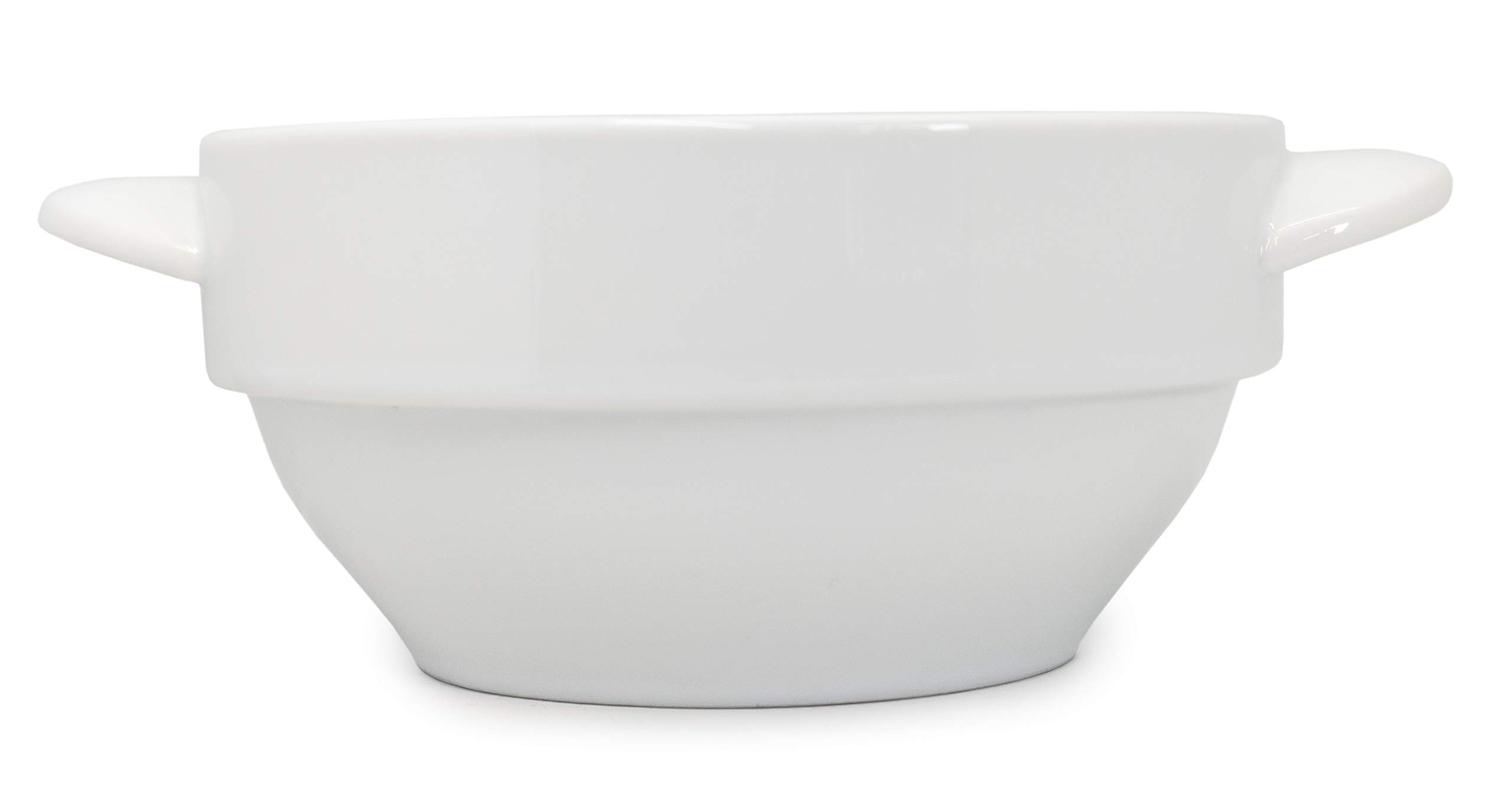 Premium Porcelain Soup Bowls with Handles - Elegant & Durable for Hot Soups, Stews, and Ramen - Perfect for Home Dining, Restaurants & Gifts