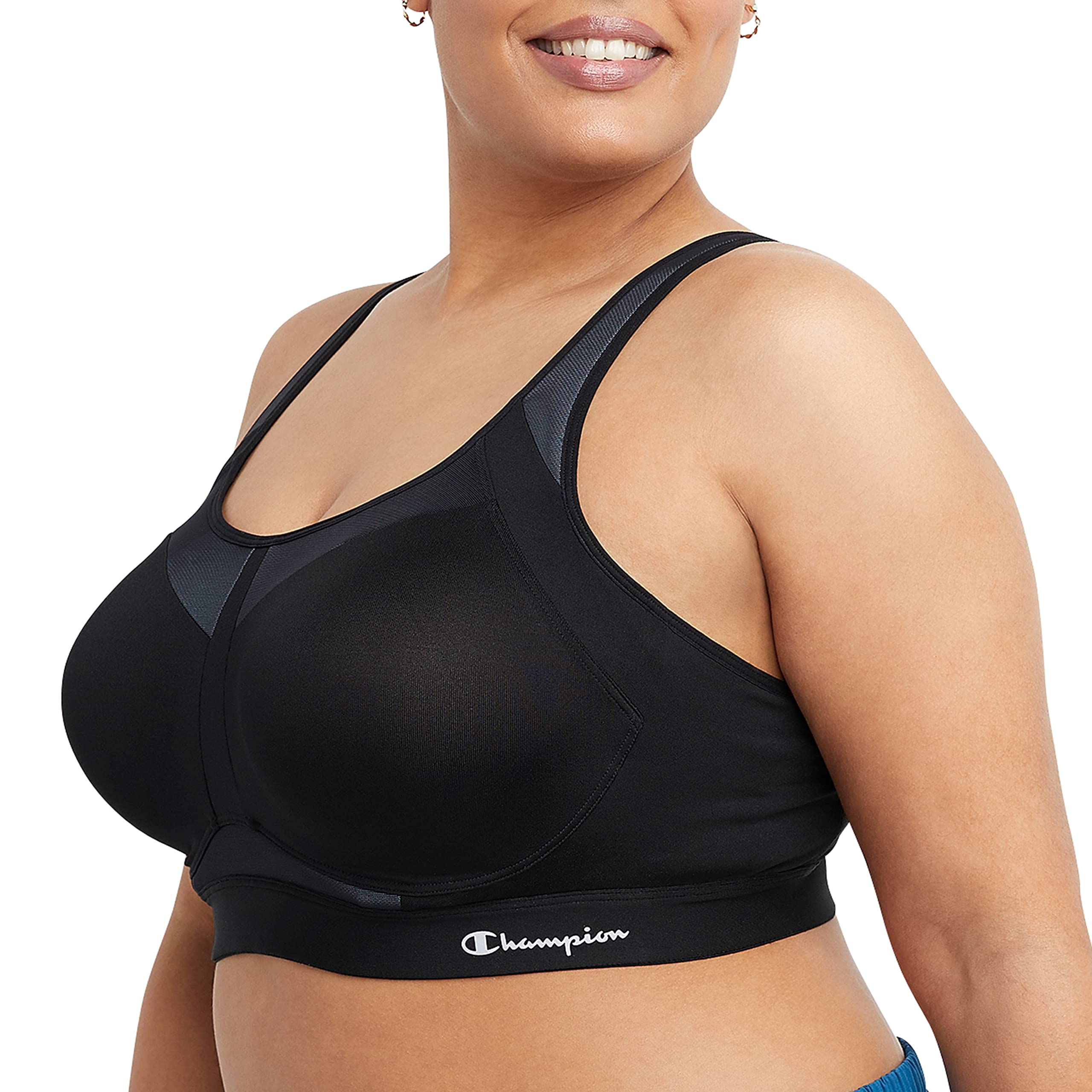 Champion Women's Motion Control Underwire Sports Bra - High Support Workout Bra for Running, Yoga & Gym - Breathable & Comfortable Activewear