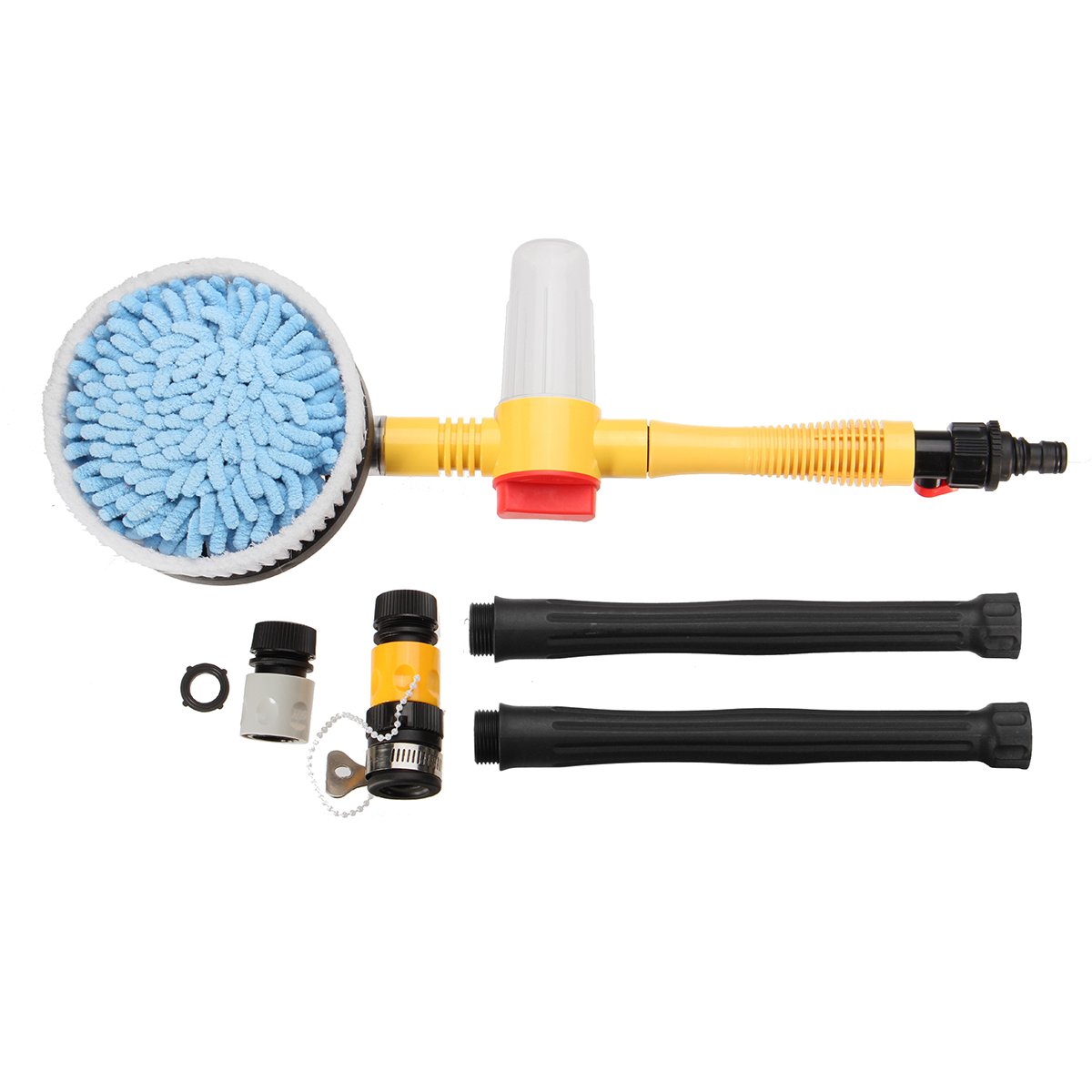 YONGYAO High Pressure Car Foam Brush with Rotating Sponge Head - Automatic Hose Wash Cleaner Cup for Car Detailing & Washing - Perfect for Home, Car Wash Business & DIY Auto Cleaning
