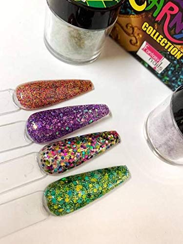 Fantasy Nails Carnival Collection - Long Lasting Press on Nails with Glue - Perfect for Parties, Halloween, Cosplay & Special Events