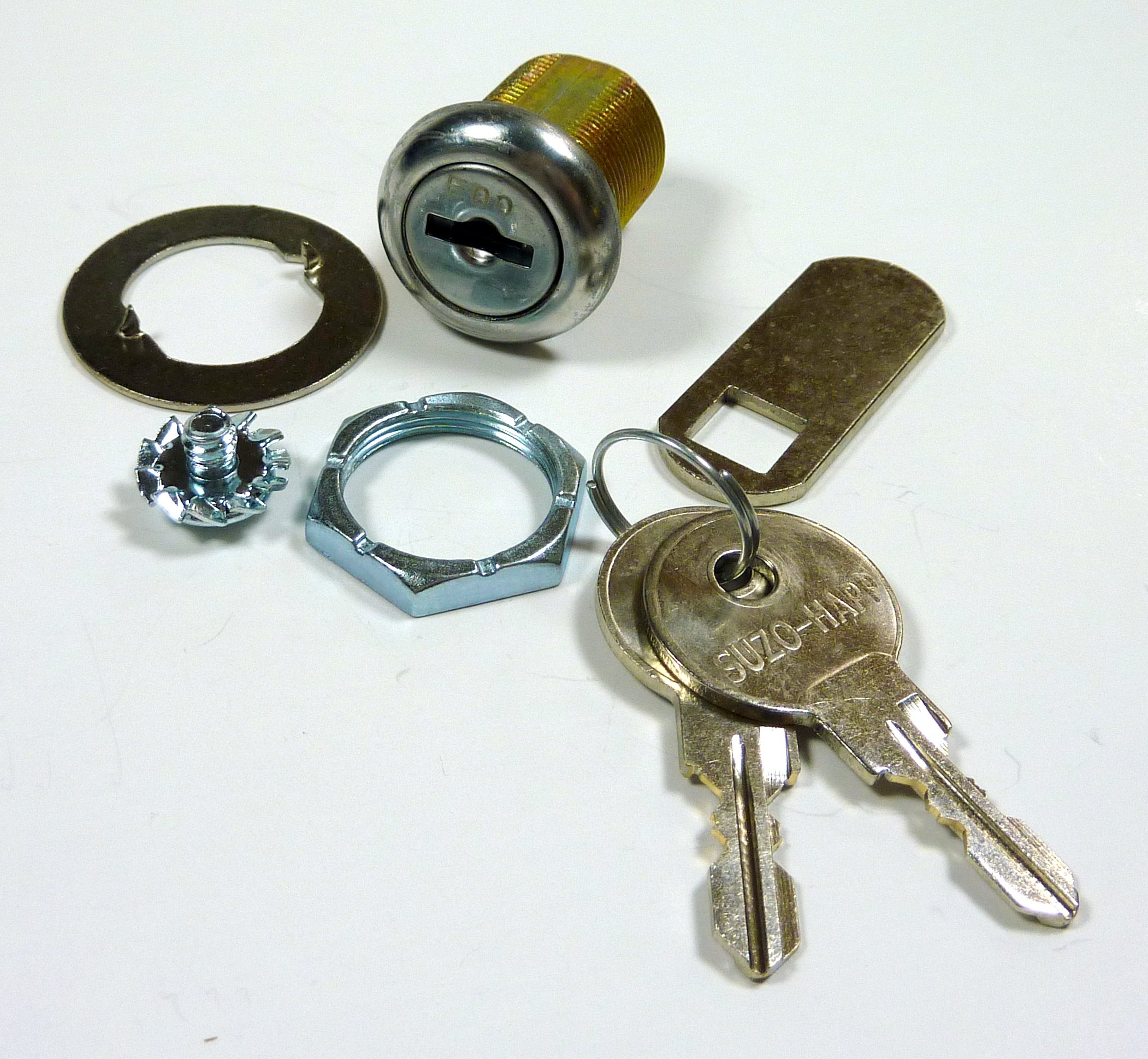 6 Pack Pinball Machine and Arcade Machine Locks - 7/8 Inch Length - Secure Your Coin-Operated Arcade Games & Pinball Machines