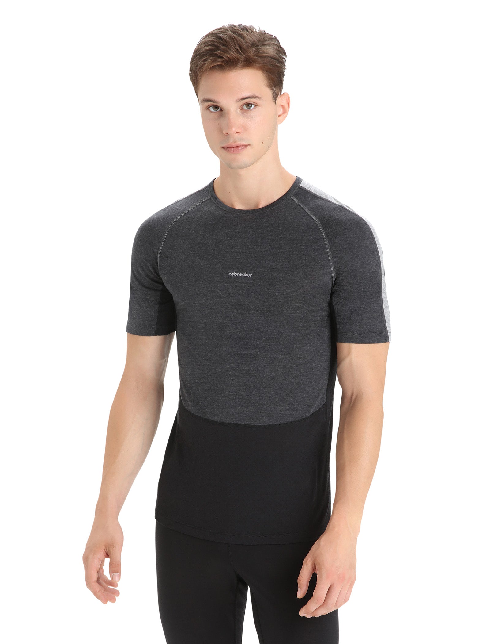 125 Zoneknit Short Sleeve Thermal Crew Top for Men - Warm Base Layer for Outdoor Activities, Hiking & Winter Sports