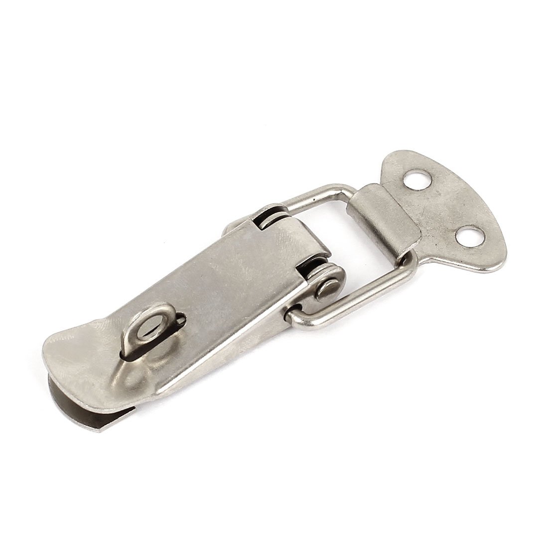 IIVVERR 2.8 Inch Silver Toolbox Locking Draw Latch - Heavy Duty Pull Down Loop Handle for Tool Chests, Cabinets & Industrial Storage Boxes