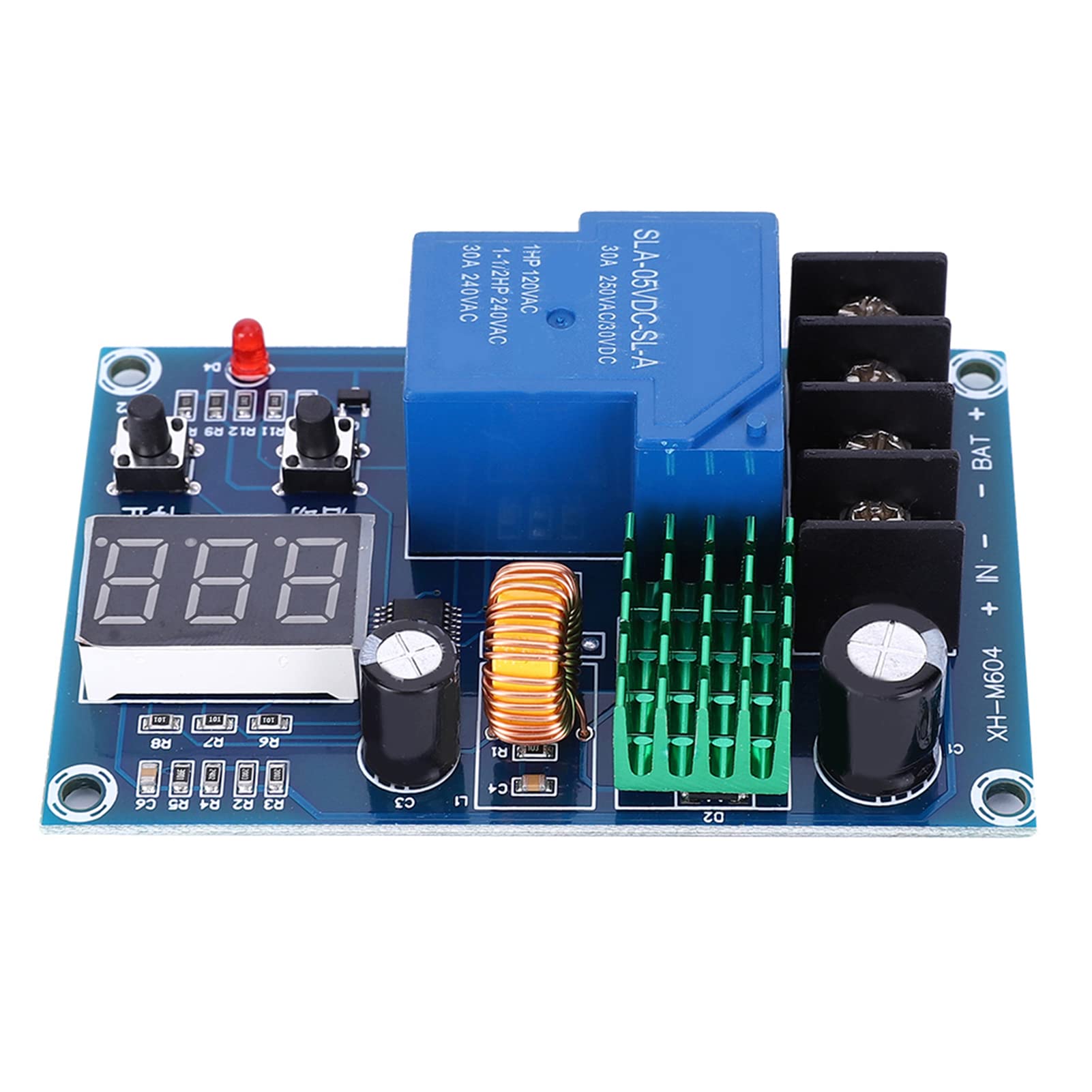 Oumefar XH-M604 6-60V Digital Display Battery Charger Control Module - DC Charging Board for Solar Power, Home, RV & DIY Projects | Perfect for Off-Grid Energy Systems & Battery Maintenance