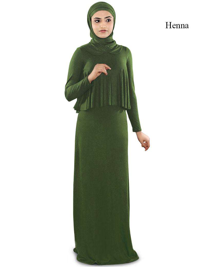 Stylish Daniya Jersey Abaya - Comfortable & Modest Islamic Dress for Women - Perfect for Prayer, Daily Wear & Special Occasions