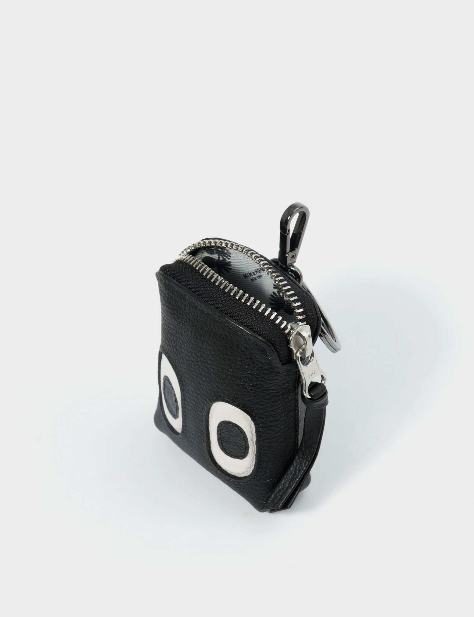 Florence Pouch Charm - Black Leather Keychain for Women | Stylish Handbag Accessory | Perfect for Keys, Wallets & Everyday Essentials