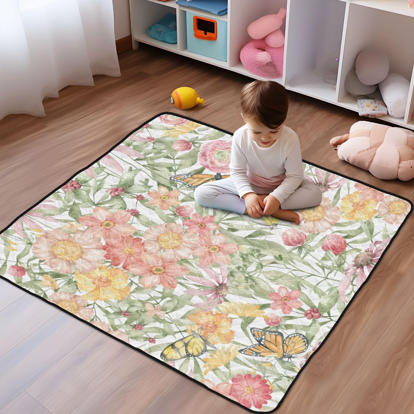 Foldable Baby Playmat - Waterproof Travel Mat for Infants & Toddlers (50