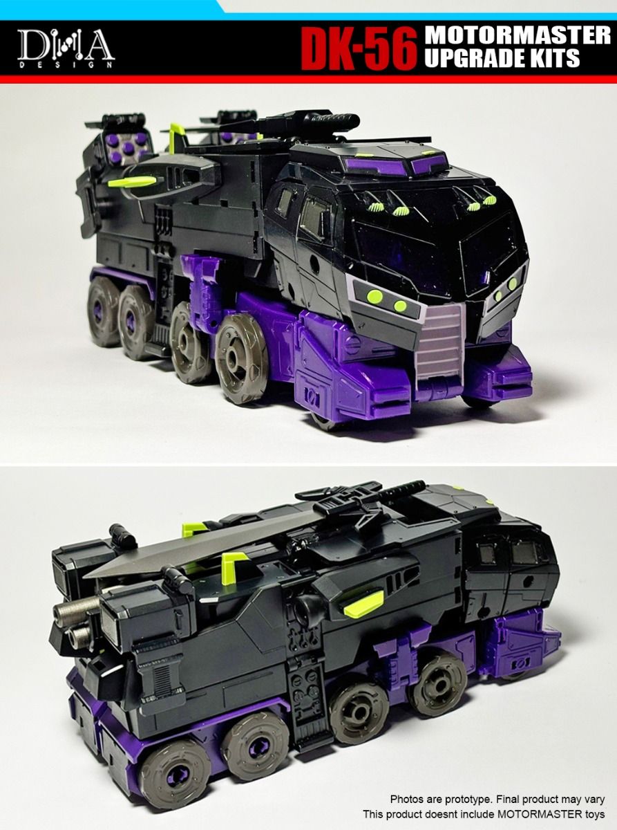 DNA Design DK 56 Upgrade Kit for Transformers Animated Universe Motormaster - Perfect for Collectors & Custom Figure Display