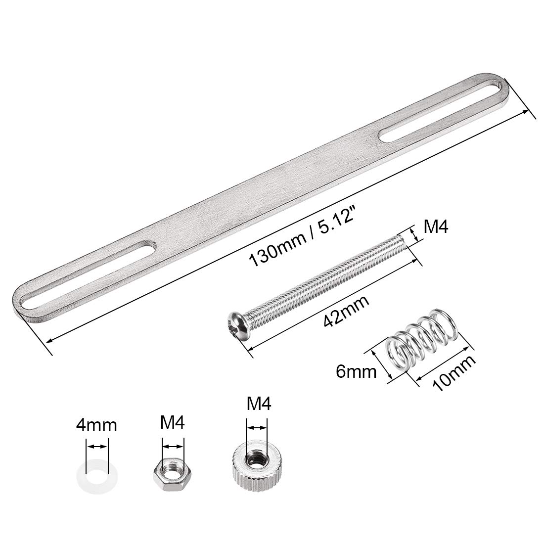 uxcell Stainless Steel CPU Water Cooling Block with Layering Buckles & Screws - Ideal for PC Gaming & Overclocking Builds