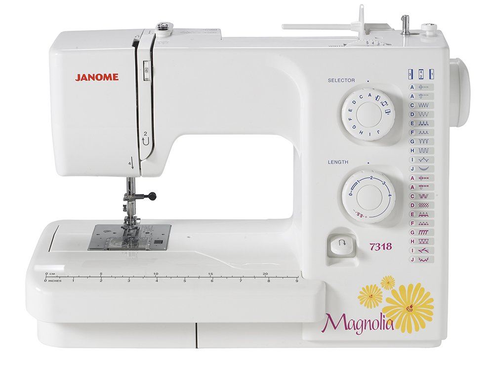 Janome Magnolia 7318 Sewing Machine - Heavy Duty Computerized Sewing Machine with 18 Built-in Stitches | Perfect for Quilting, Dressmaking & Home Decor Projects