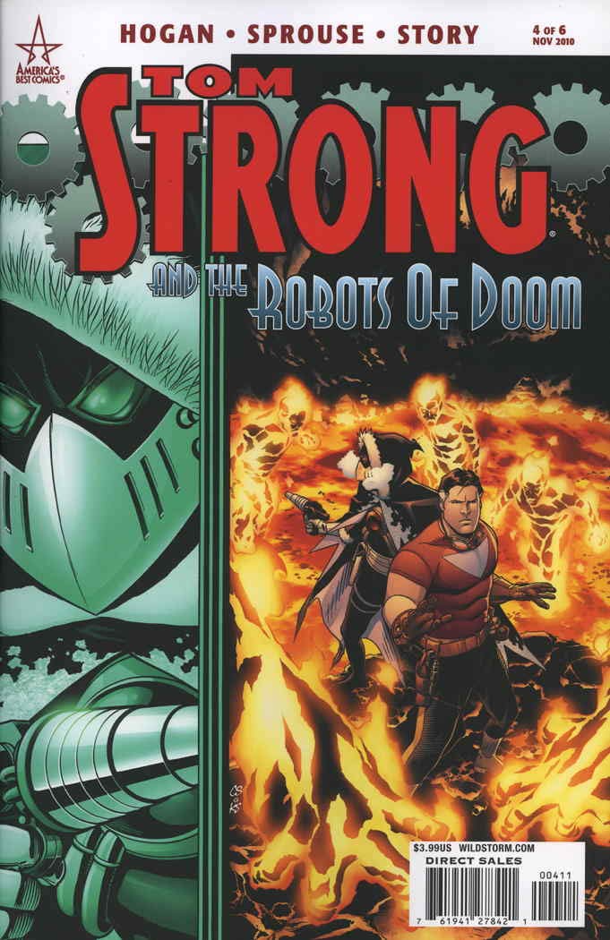 Tom Strong and the Robots of Doom #4 VF/NM - America's Best Comic Book | Collectible Superhero Graphic Novel for Fans & Readers - Perfect for Comic Book Collections, Gifts, and Superhero Enthusiasts