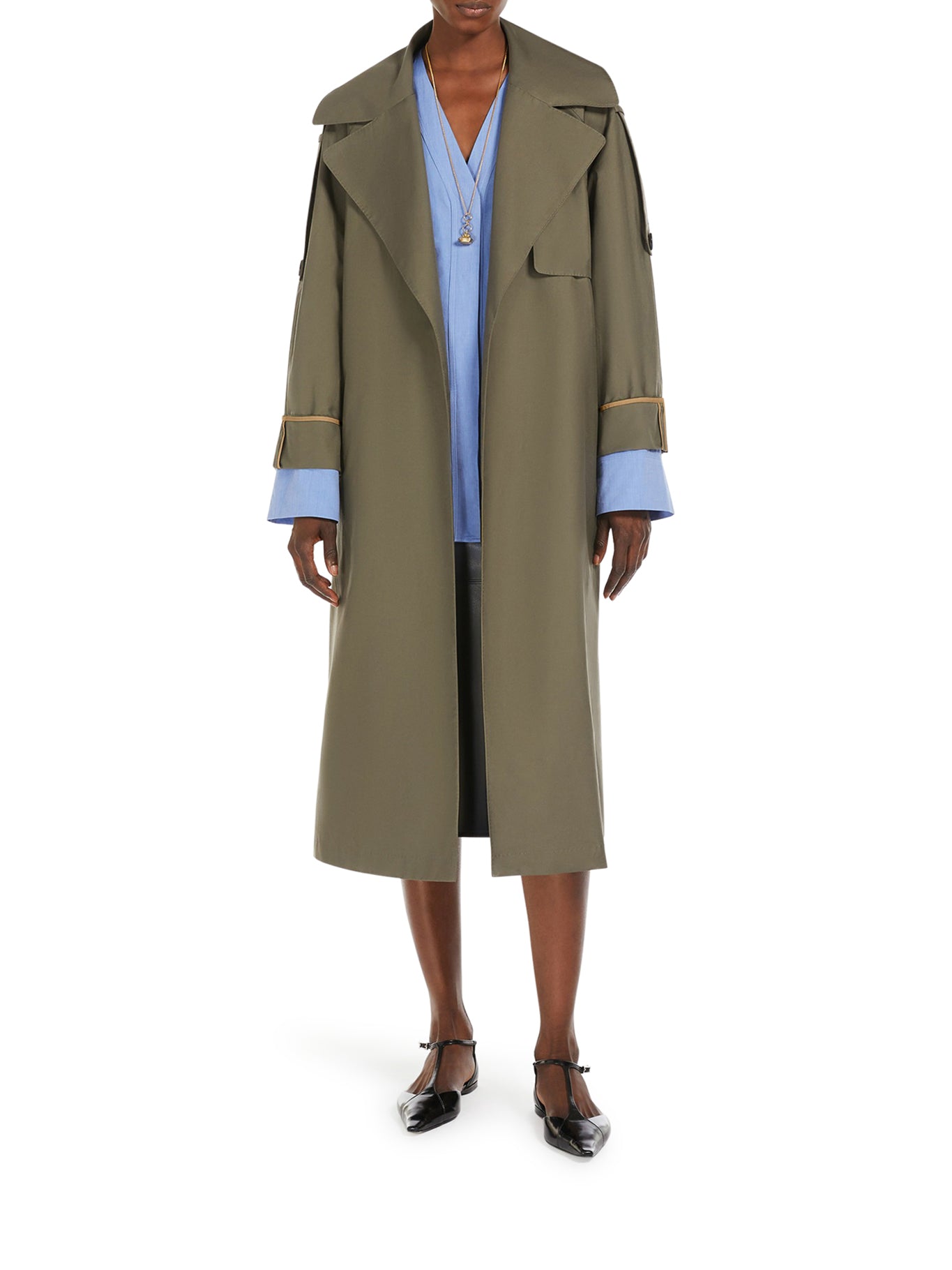 Waterproof Drop Proof Twill Trench Coat for Men & Women - Stylish Raincoat for Outdoor, Commuting & Travel