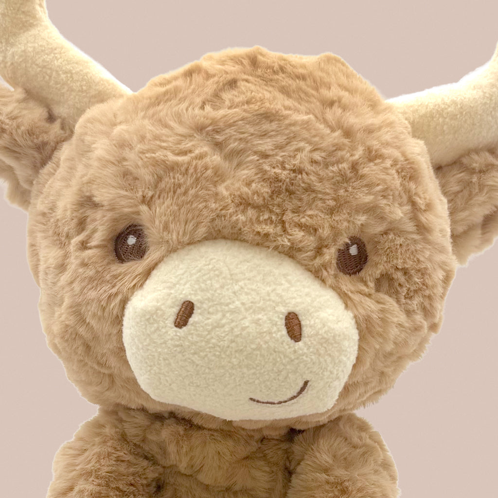 Adorable Harriet Highland Cow Plush Toy & Comfort Blanket Gift Set - Perfect for Babies, Kids & Nursery Decor