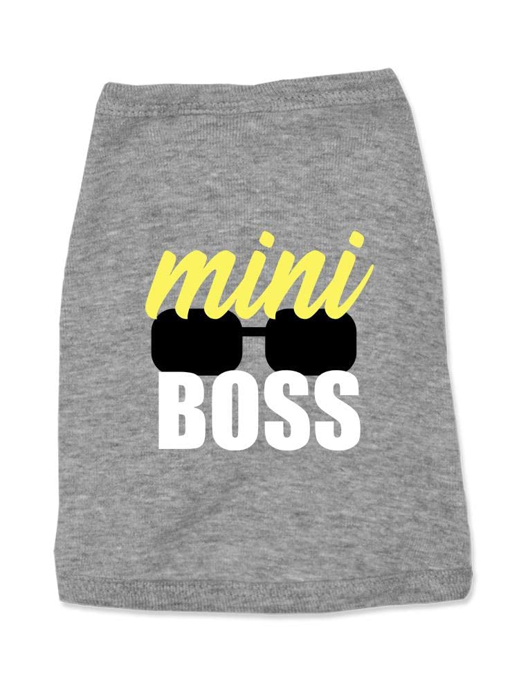 Mini Boss Sunglasses & Pet Tank Top - SmartPrintsInk for Pets Fashion
