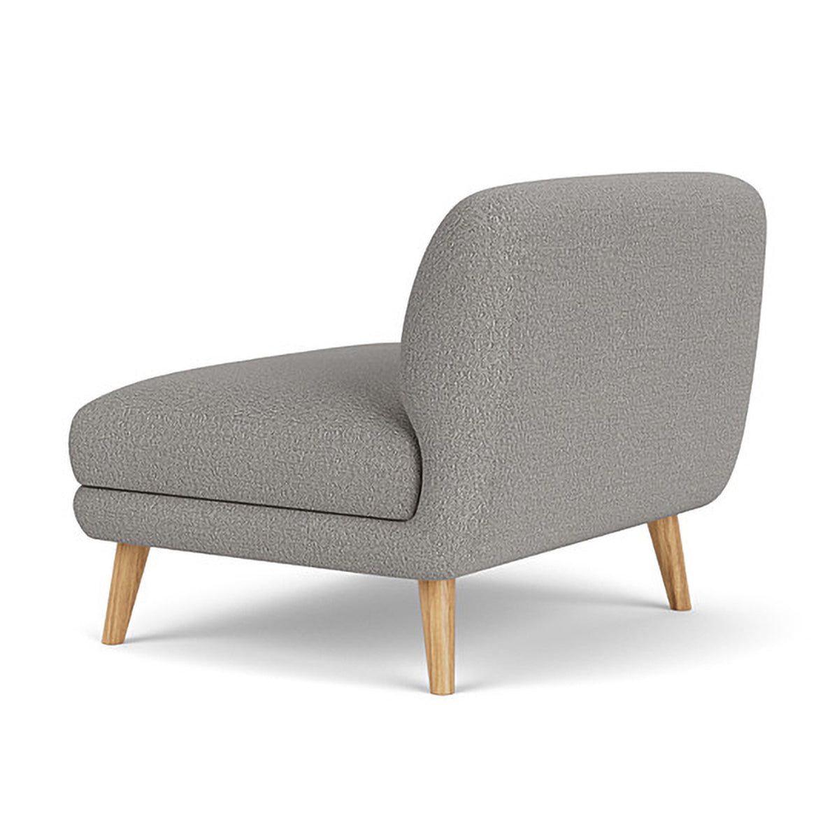 Alfred Boucle Modular Armless Sectional Sofa - Modern Comfort for Living Room, Lounge & Office Spaces