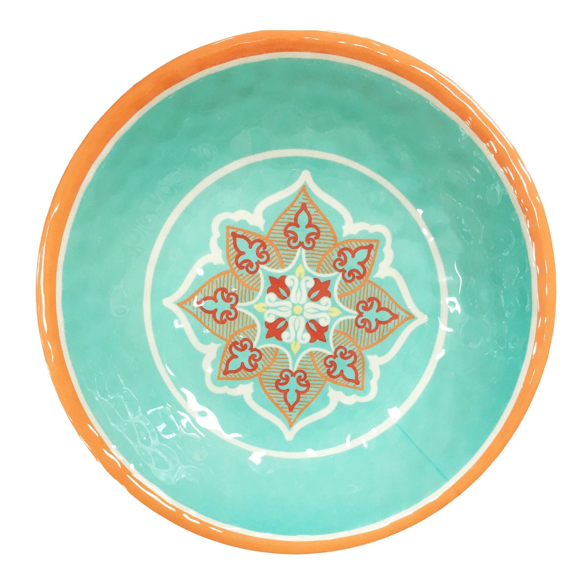 Western Style Melamine Serving Bowl - Durable & Lightweight for Picnics, BBQs, and Everyday Dining