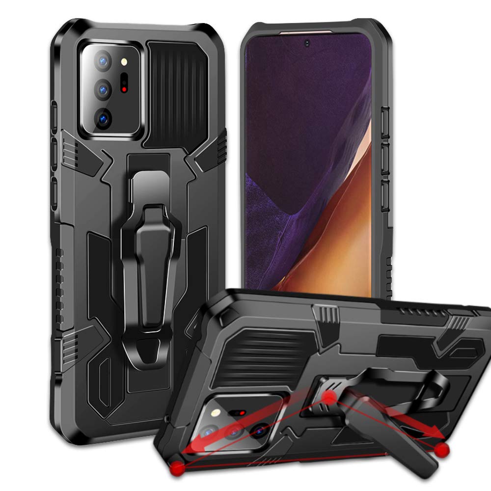 MEAXVIDNS Samsung Galaxy Note 20 Case - Military Grade Drop Tested (12ft) with Kickstand | Shockproof Protective Phone Cover for Note 20 | Perfect for Outdoor Activities, Work & Travel