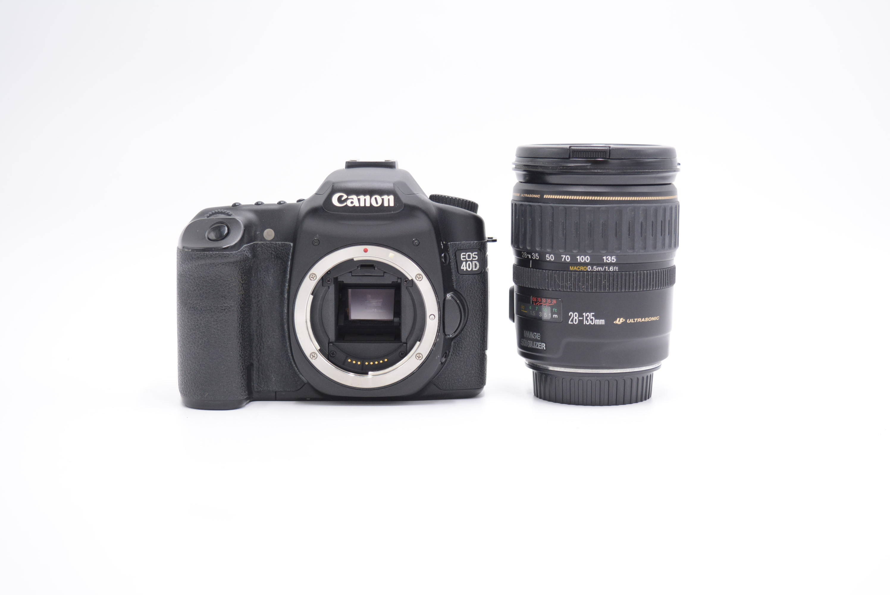 Canon EOS 40D DSLR Camera with EF 28-135mm f/3.5-5.6 IS USM Lens - Used (Great for Portrait, Travel & Event Photography)