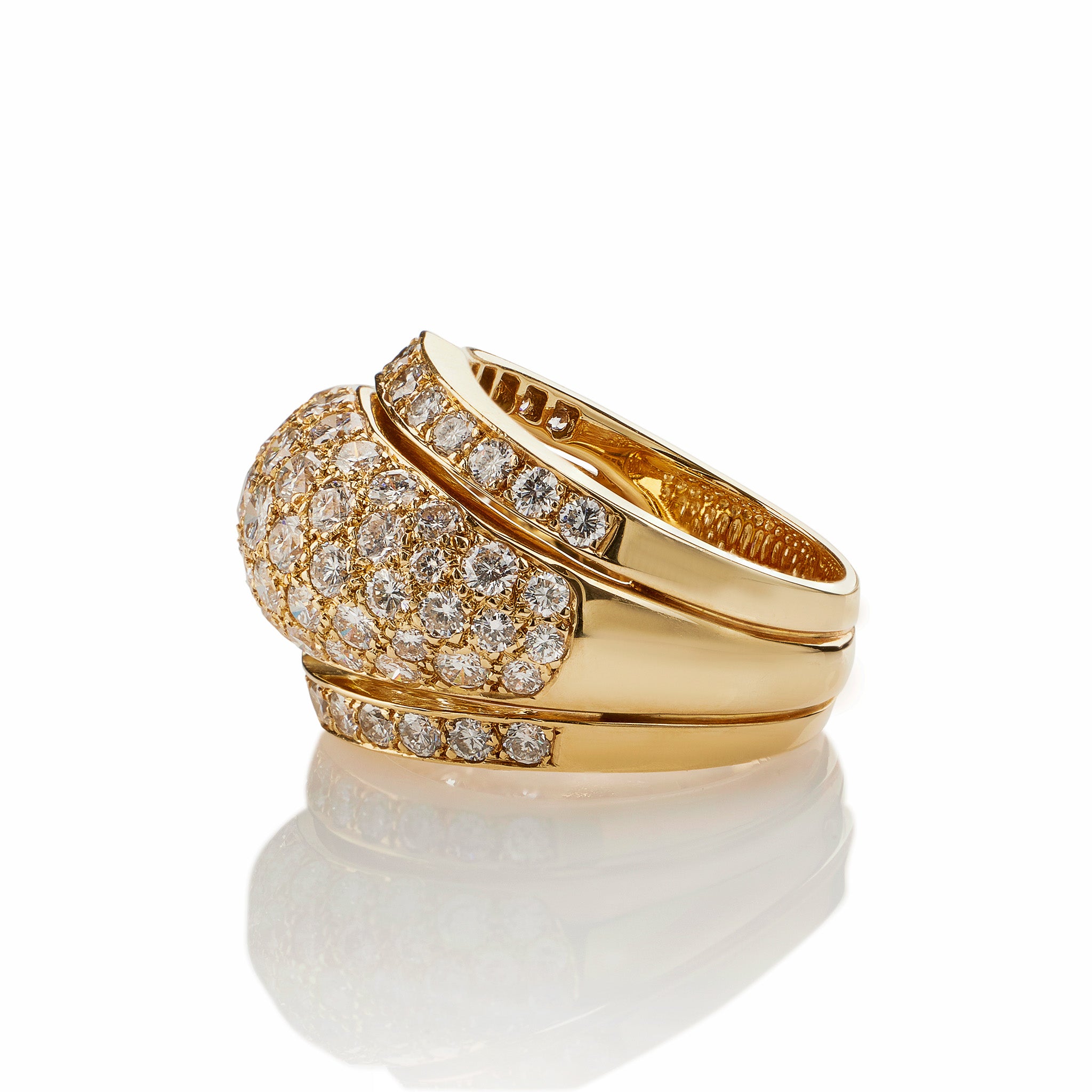 Cartier Paris Bombé Diamond Ring – 18K White Gold Luxury Engagement Ring for Women | Perfect for Proposals, Anniversaries & Special Occasions
