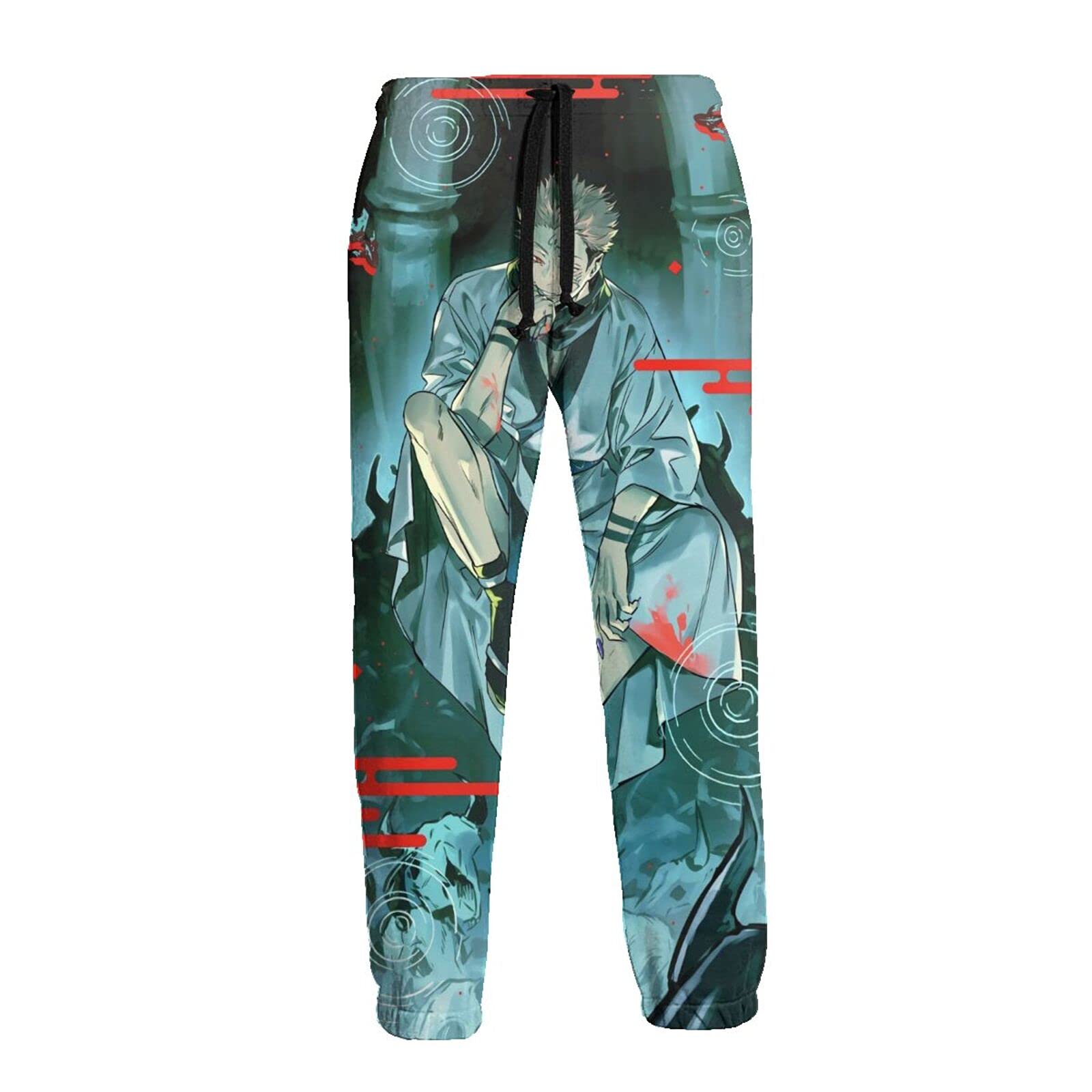 Jujutsu Kaisen Anime Sweatpants for Men - 3D Printed Breathable Casual Pants with Pockets | Perfect for Gym, Lounge & Cosplay