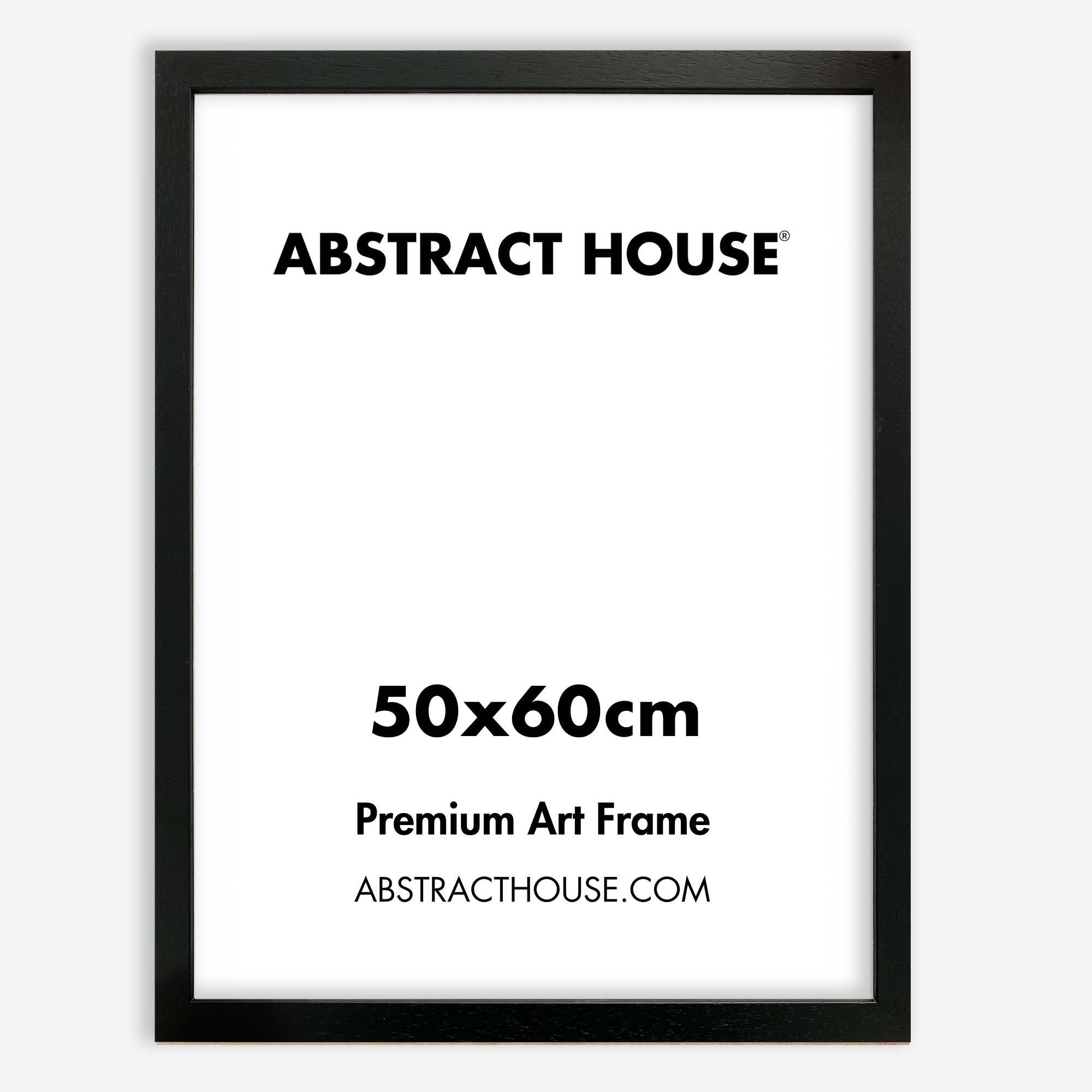 50 x 60 cm Wooden Picture Frame - Premium Solid Wood Photo Frame for Wall Art, Home Decor, and Office Display - Perfect for Family Photos, Canvas Prints, and Artwork