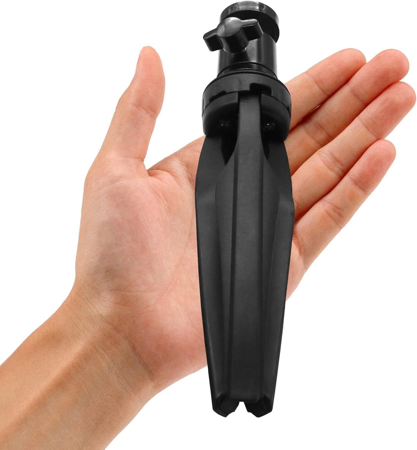 LINKCOOL Mini Phone Tripod Stand - Lightweight Portable Tabletop Tripod with 360° Rotating Metal Ball Head & Phone Mount for iPhone, Samsung, GoPro, DSLR Cameras - Includes Remote Control for Travel, Vlogging & Photography