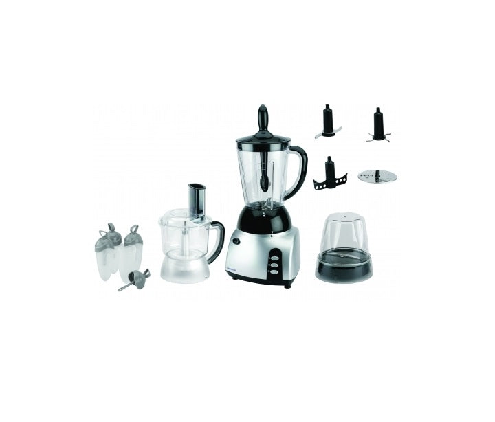 Frigidaire FD5115 Stainless Steel 3-in-1 Food Processor 220V - Powerful Kitchen Appliance for Chopping, Slicing & Shredding - Perfect for Meal Prep, Baking & Healthy Cooking