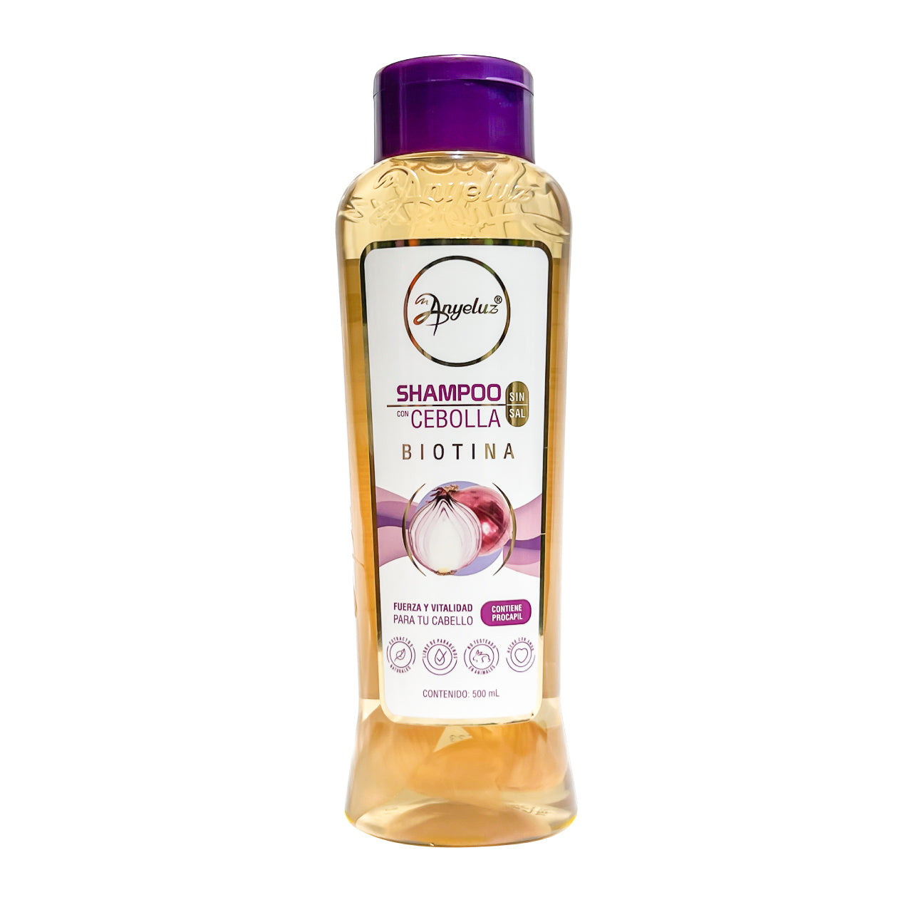 Anyeluz Onion Shampoo for Hair Growth & Scalp Care - Natural & Organic Hair Treatment for Thicker, Healthier Hair - Perfect for Daily Use at Home & Salon