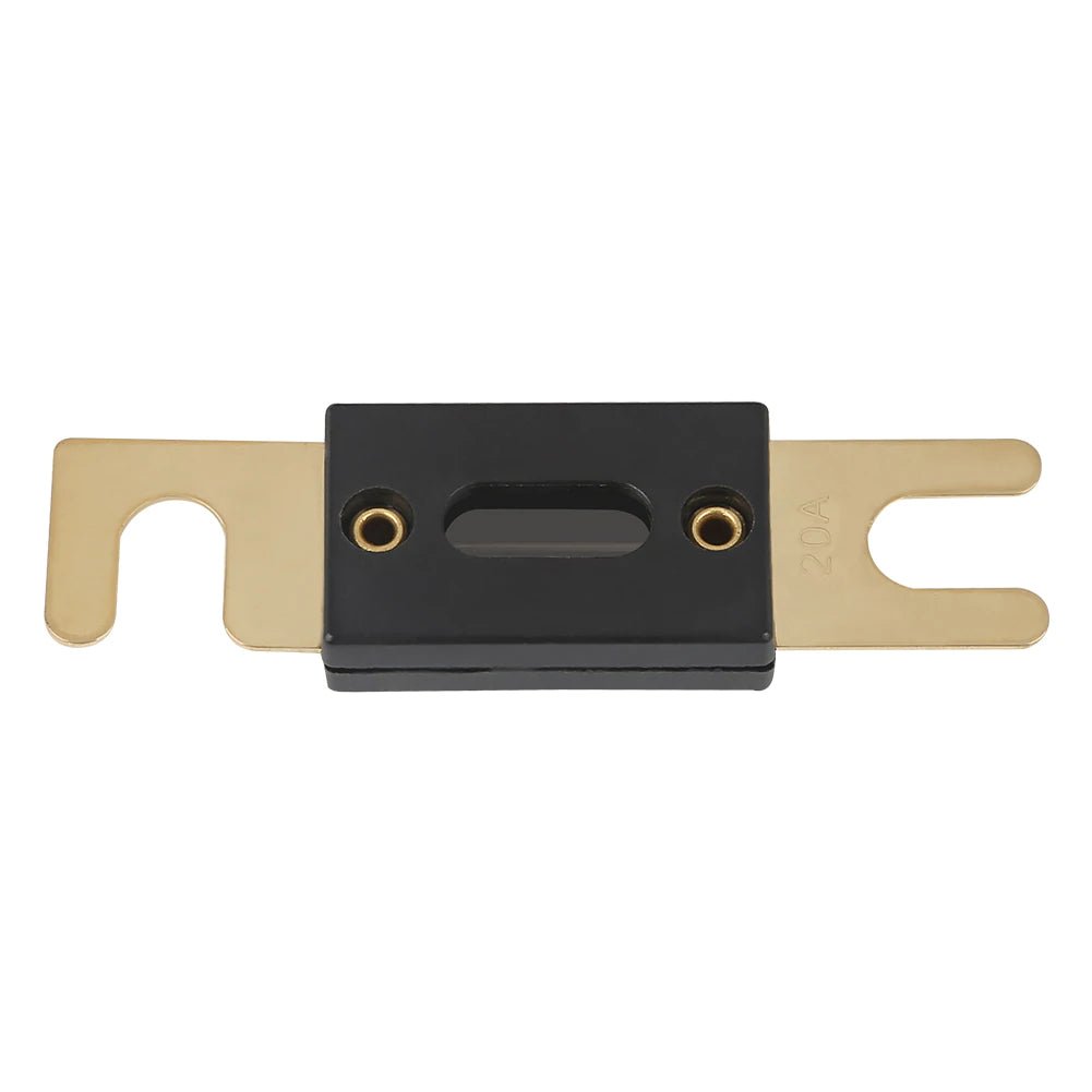 Rich Solar ANL Fuse Holder with 20A Fuse - Waterproof Inline Fuse Block for Solar Panels, RV, Marine & Off-Grid Power Systems - Perfect for Solar Energy, Automotive & 12V/24V Electrical Applications