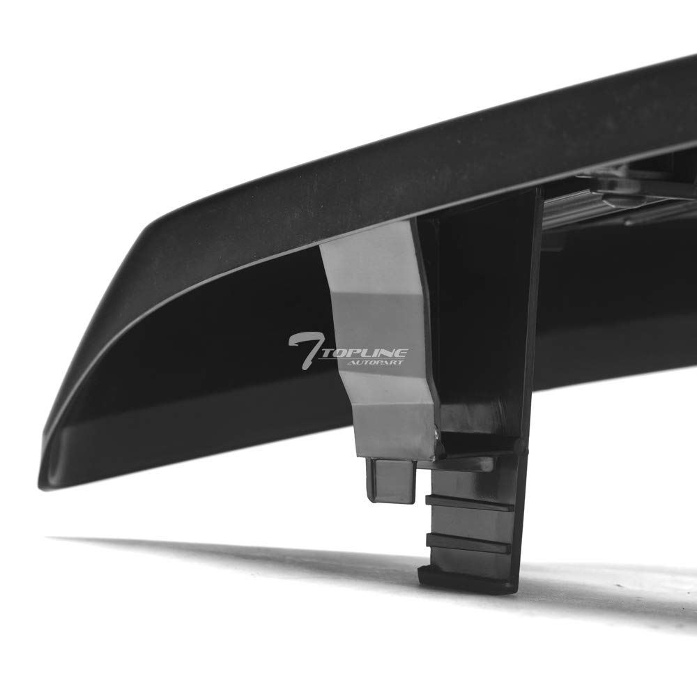 Matte Black Big Horn Style Horizontal Front Hood Bumper Grill Guard ABS with Shell - Compatible with 2010-2018 Dodge Ram 2500/3500/4500/5500 | Heavy-Duty Truck Protection for Off-Road & Work Use