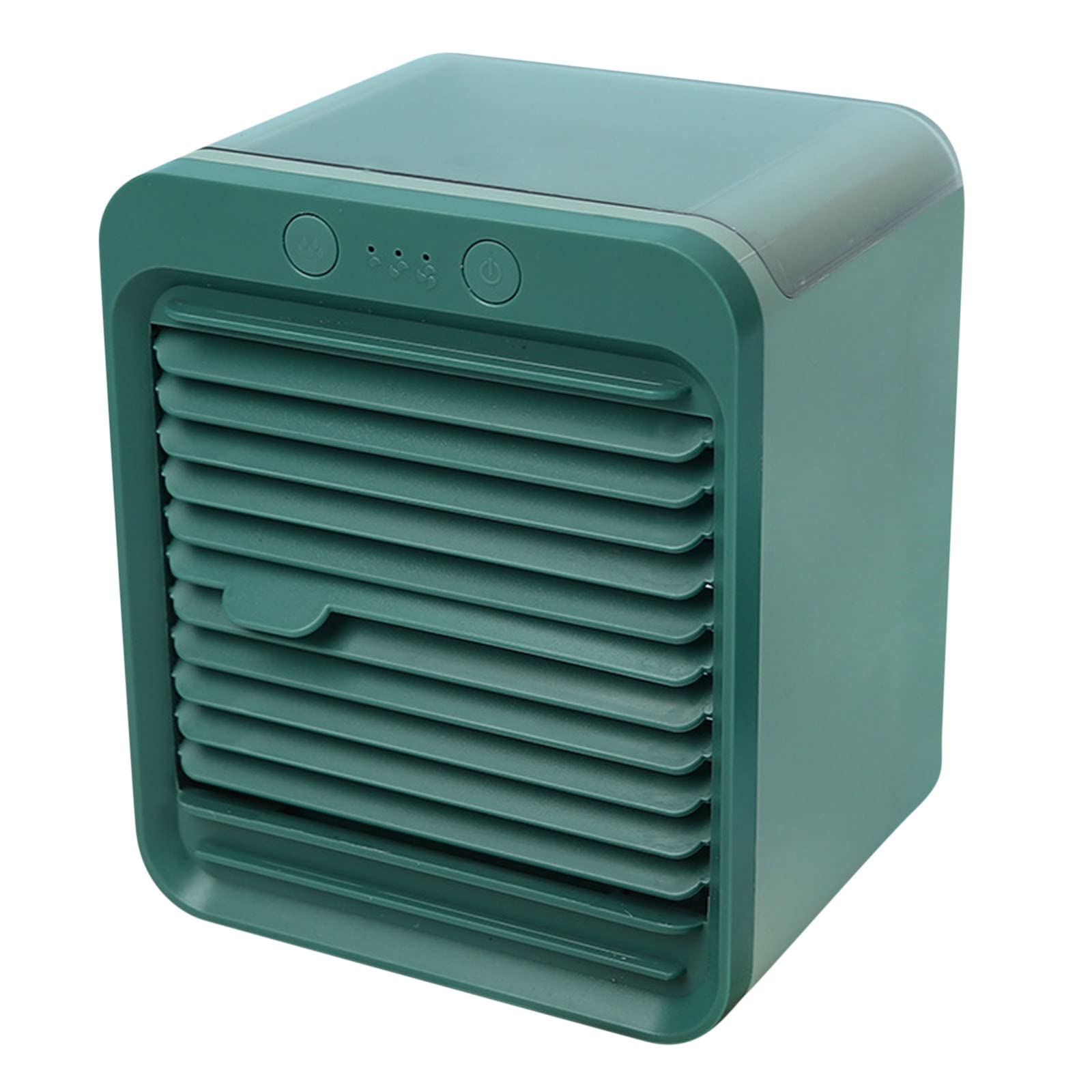 Bilukmi Portable Air Conditioner & Humidifier - USB Mini Personal Cooler with Upgraded Quiet Technology (Green) | Perfect for Bedroom, Office & Outdoor Use