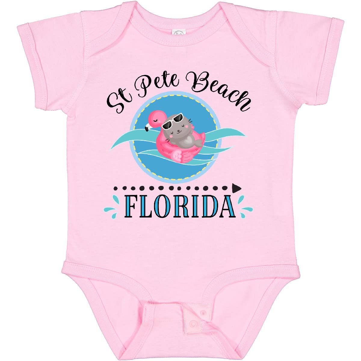 Inktastic St Pete Beach Florida Vacation Gift Baby Bodysuit - Cute Infant Onesie for Beach Trips & Family Holidays