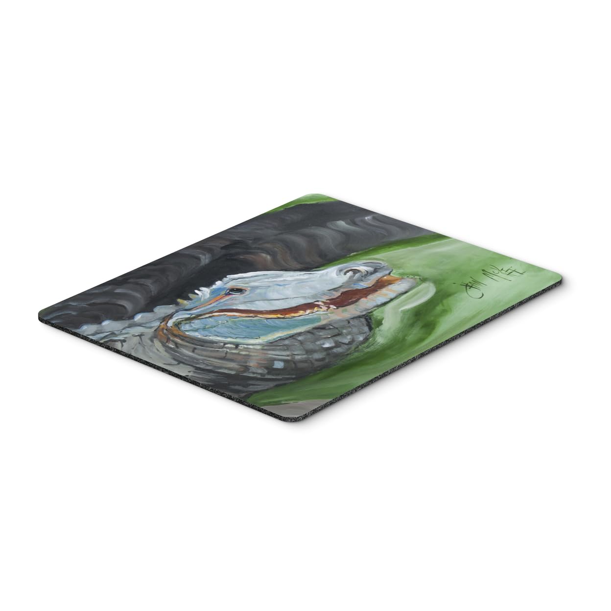 Blue Alligator Mouse Pad & Trivet - Washable Large Mouse Mat for Home Office, Gaming, Computer & Laptop Use - Perfect for Work Desks & Kitchen Countertops