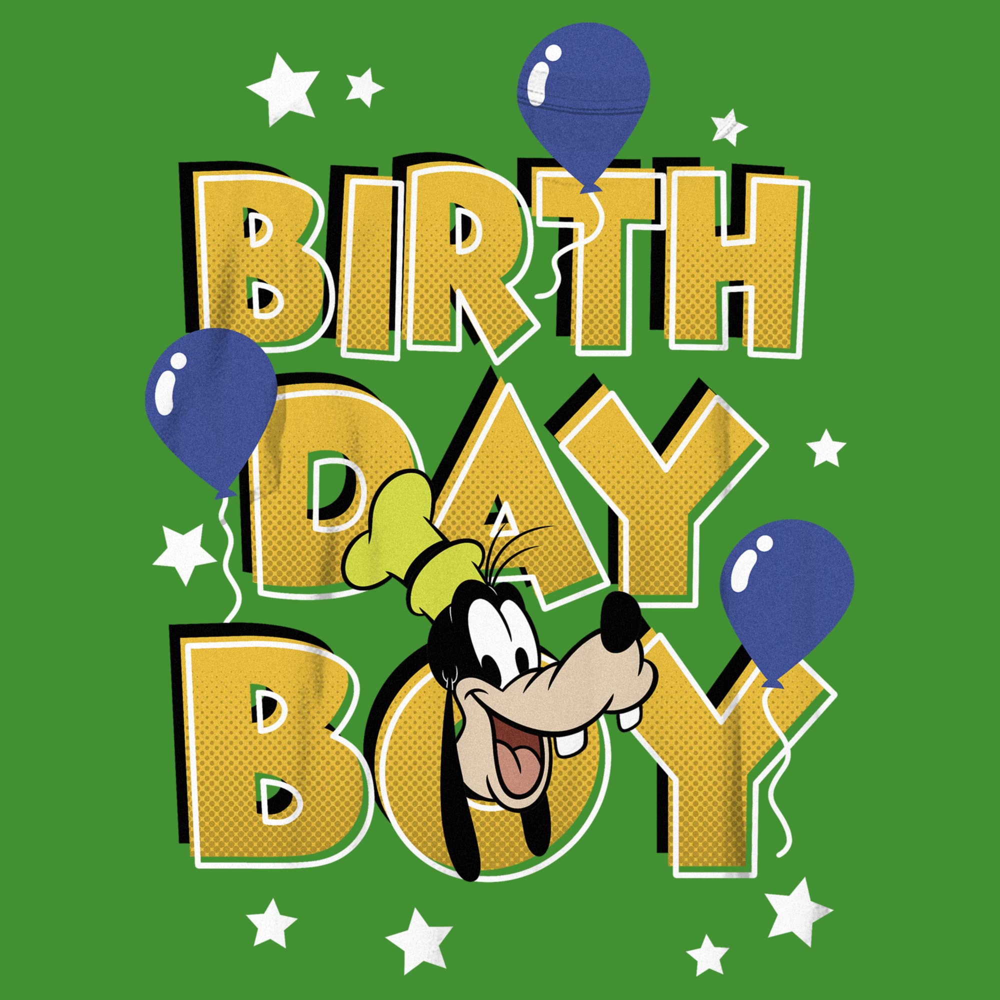 Boys Mickey & Friends Birthday Goofy T-Shirt - Cute Disney Character Tee for Kids Birthday Parties & Theme Park Outfits