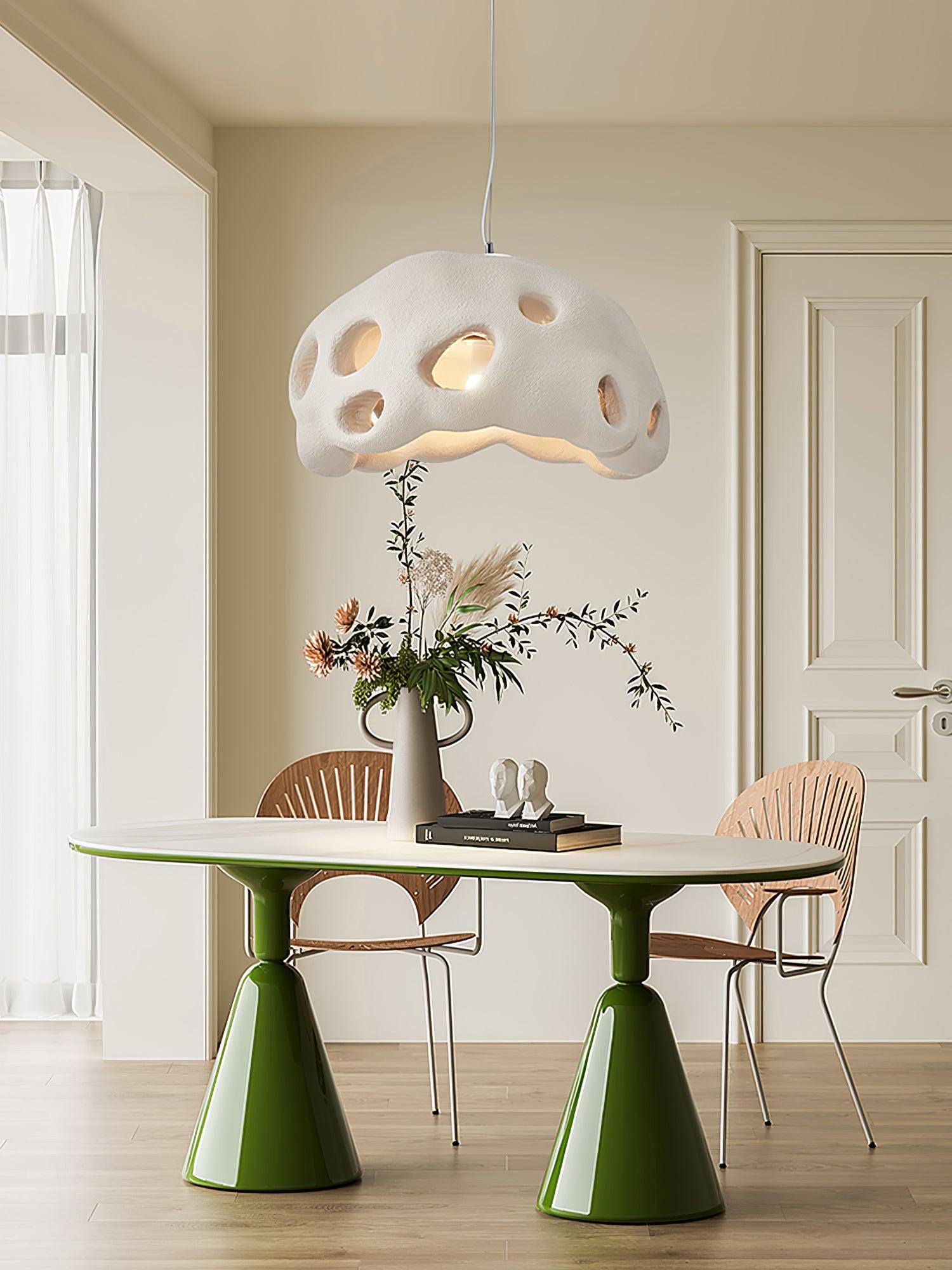 Ant Nest Pendant Lamp - Modern Handmade Rattan Hanging Light Fixture for Living Room, Bedroom, Dining Room & Patio Decor