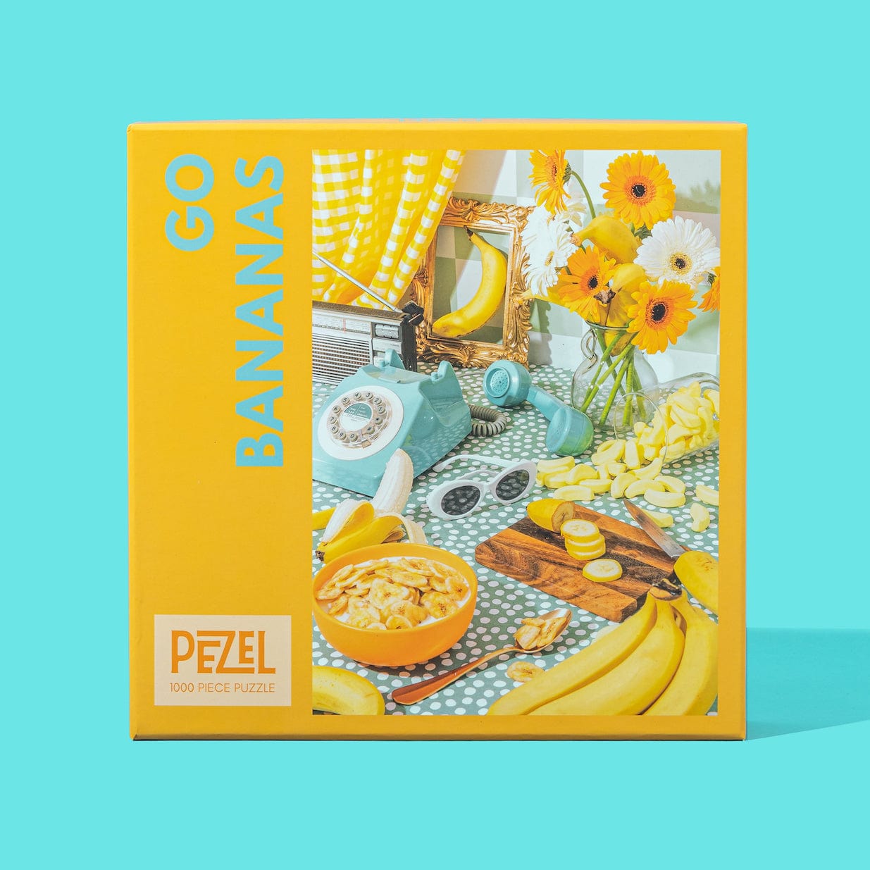 Go Bananas 1,000 Piece Jigsaw Puzzle - Fun Family Game for Adults & Kids - Perfect for Parties, Rainy Days & Relaxation