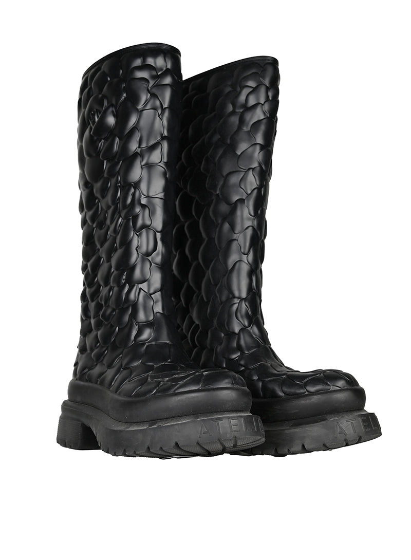 Valentino Rose Edition Rubber Boots - Size 39 | Waterproof Rain Boots for Women, Fashionable & Comfortable | Perfect for Rainy Days, Outdoor Adventures & Street Style