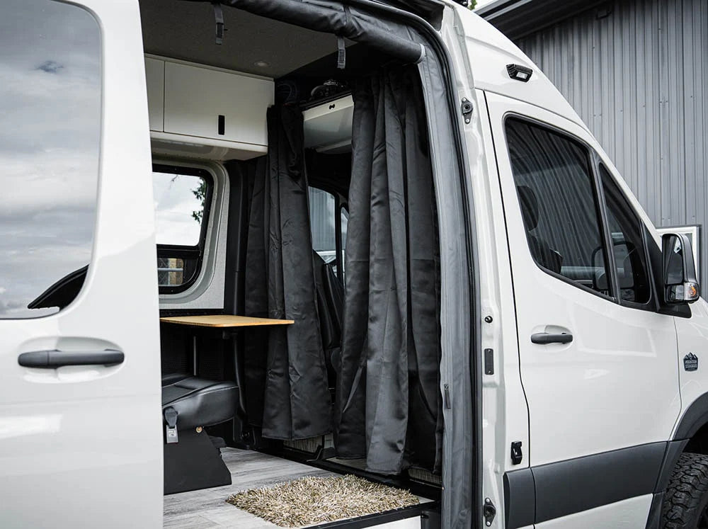 Flatline Van Co Headliner Shelf for 2019-2023 Mercedes Sprinter Van High Roof VS30 - Durable Overhead Storage Solution for Camping, Road Trips & Van Life Accessories