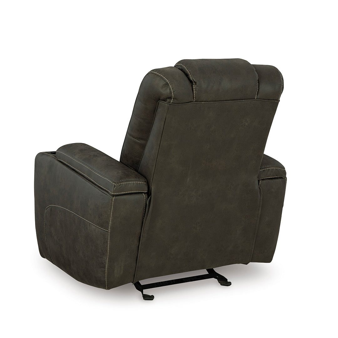 Batavia Manual Glider Recliner Chair - Comfortable Rocking & Reclining Living Room Chair for Nursery, Bedroom & Relaxation