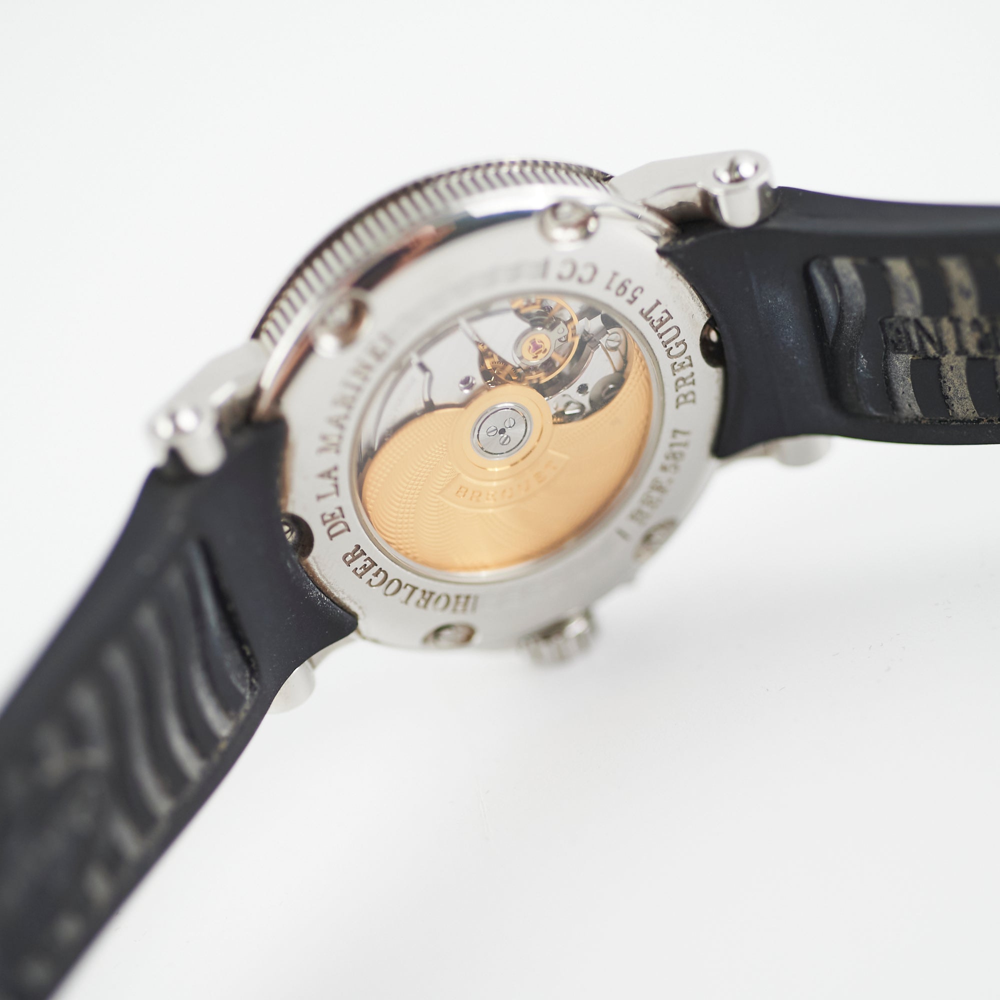 Breguet Marine 5817 Stainless Steel Black Dial Men's Luxury Watch for Diving, Business & Formal Occasions