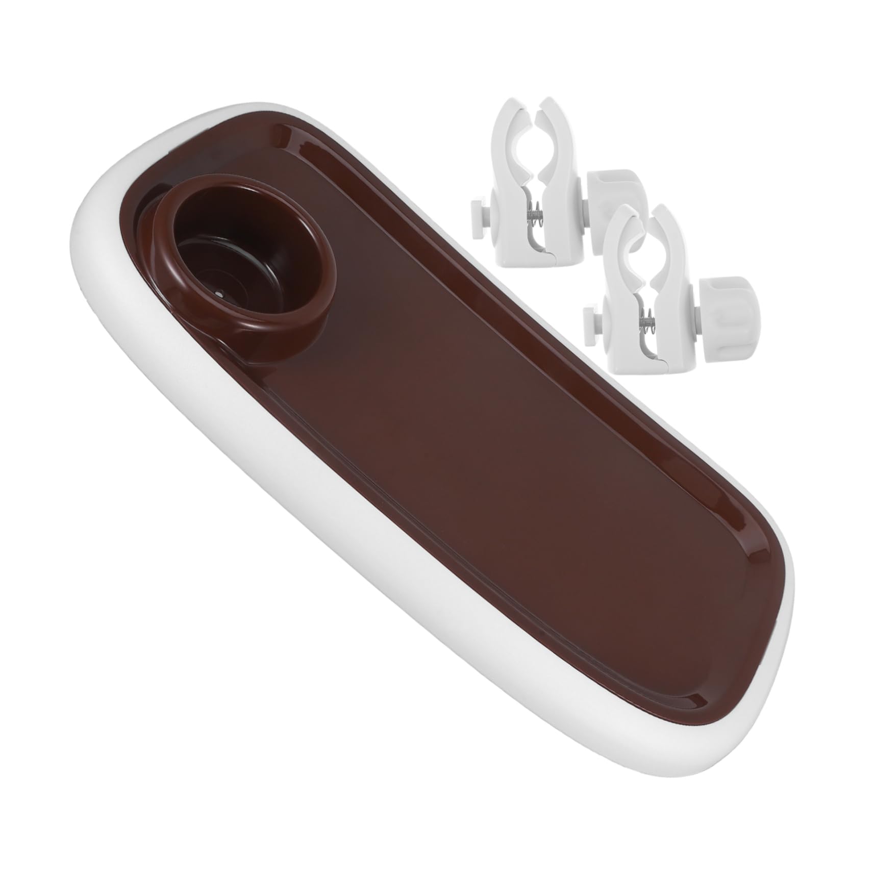 HEMOTON 3-Piece Removable Universal Stroller Tray with Cup Holder - Perfect for Snacks, Toys & Drinks While Strolling with Baby