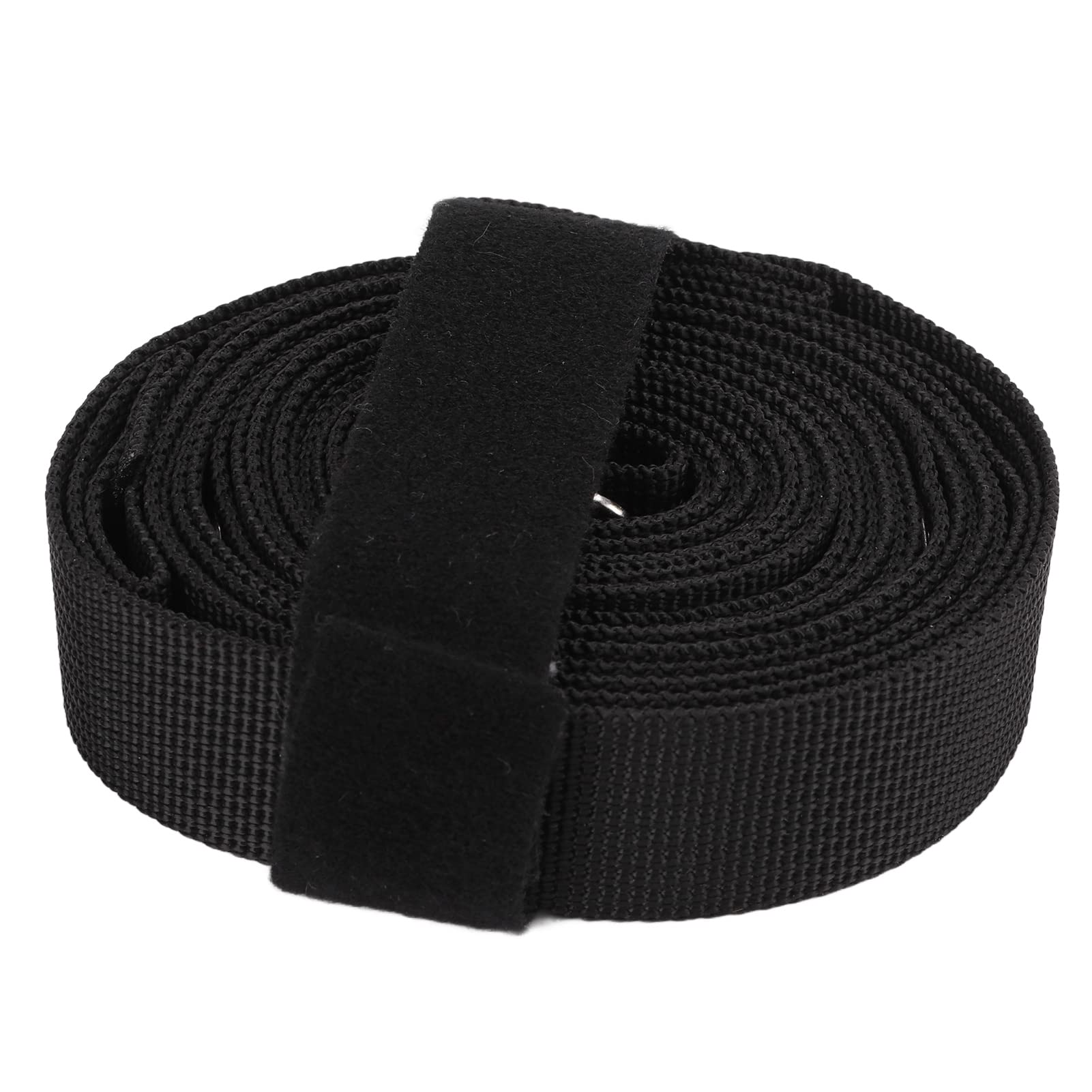 Durable Adjustable Drawstring Clothesline - Anti-Slip Tent Canopy Extension Belt for Camping, Hiking & Outdoor Activities (Black) - Perfect for Securing Tarps, Hanging Gear & Organizing Outdoor Spaces