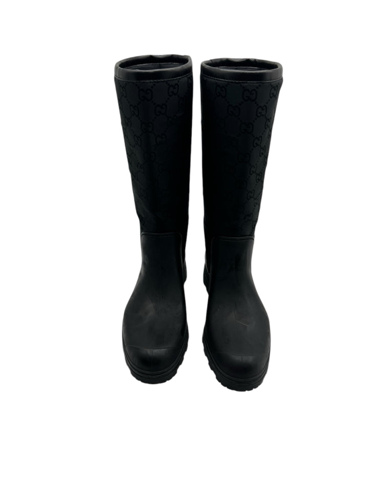 Gucci Prato Nylon Rain Boots for Women - Size 36 (US 6) - Waterproof Chelsea Boots for Rainy Days & Outdoor Adventures